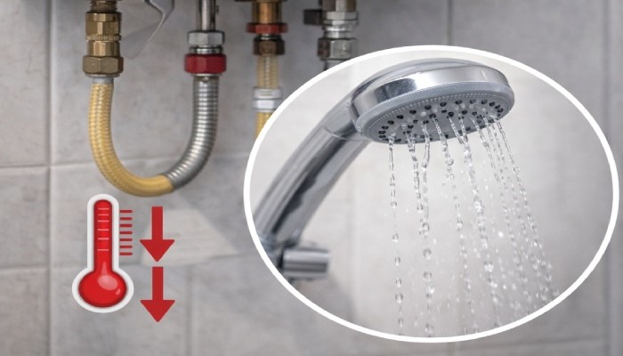 علت کم فشار بودن آب گرم پکیج | راهنمای عیب یابی